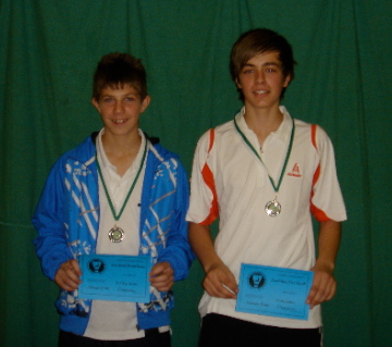U15 Boys Doubles Runners Up - Daniel Regan/Nick Barnett