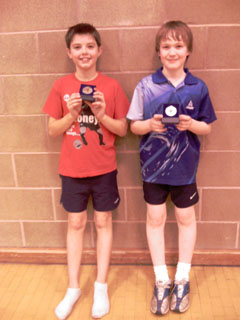 U13 Warwickshire Silver Medalists - David Maughan & Matthew Widdicombe